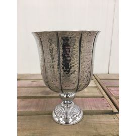 Silver 30cm Vase Urn