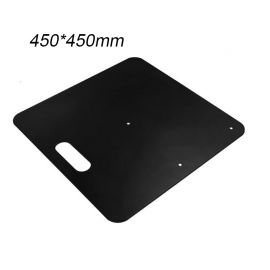 Heavy Duty Base Plate for Pipe and Drape System 450mmx450mm Black