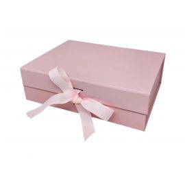 2pcs Pink Folding Magnetic Gift Box L23cm x W17cm x H7cm