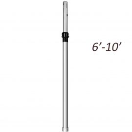 6-10' Ft Extendable Telescopic Upright for Back Drop Pipe & Drape