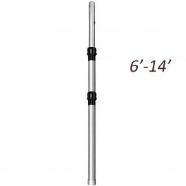 6-14' Ft Extendable Telescopic Upright for Back Drop Pipe & Drape 3 section