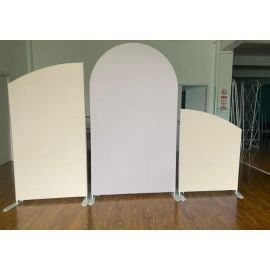 Set of 3 Arch Balloon Prop Sail & Frame Backdrop Frame (Free Set of Covers Included))