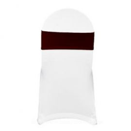 Burgundy Spandex Lycra Band For Chair Covers