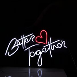 Better Together LED Neon Wedding Sign 