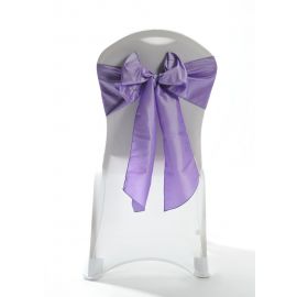 Lilac Taffeta Wedding Chair Cover Sashes