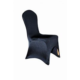 Black Spandex Lycra Wedding Banqueting Chair Covers 