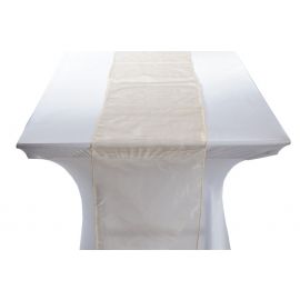 Champagne Gold Organza Table Runners 14"x108"