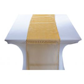 Copper Gold Organza Table Runners 14"x108"