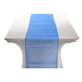 Royal Blue Organza Table Runners 14"x108"