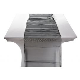 Black Organza Table Runners 14"x108"