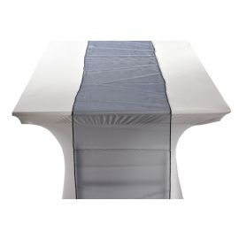 Navy Organza Table Runners 14"x108"