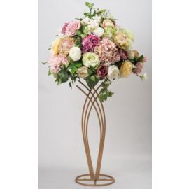 Champagne Gold 100cm Mermaid Flower Stand
