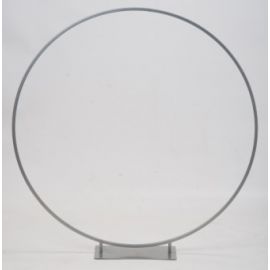 WHITE Metal Table Hoop Flower Stand Table 80cm Powder coated