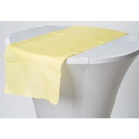 lemon Yellow Linen Wedding Table Runner 12" x 102"