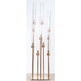 120cm Gold Stand Staggered Candle Centrepiece