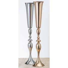 Silver Metal Vase Urn Wedding Centrepiece 90cm 