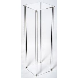 Acrylic Flower Stand Table Pedestal 80cm 