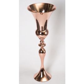 Rose Gold Metal Vase Urn Wedding Centrepiece 72cm 