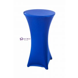 Royal Blue Spandex Lycra Round Posuer Table Bolero Tablecloth Cover 60cm x 105cm
