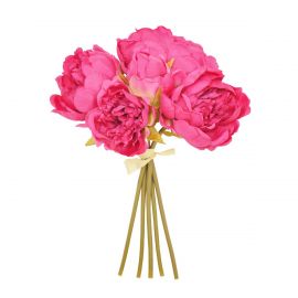 28cm Artificial Beauty Peony x5 Posy