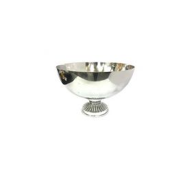 Silver Smooth Table Flower Bowl Centrepiece 25cm 