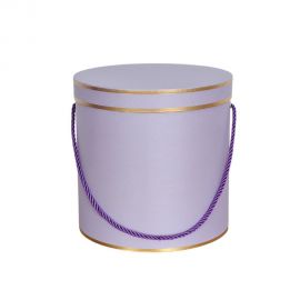LILAC Hamilton Hat Box - Gold Trimmed SET OF 3 