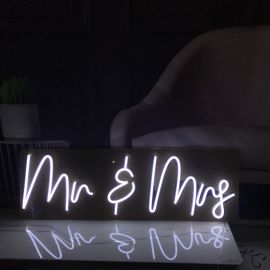 Mr & Mrs LED Neon Wedding Sign 