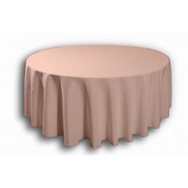 120" Inch Blush Pink Round Banqueting Wedding Tablecloths