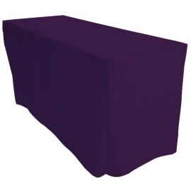 90"x132" Purple Rectangular trestle Table Banqueting Tablecloth