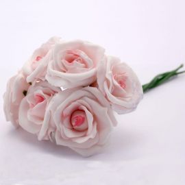Pink 5.5cm Foam Rose Flower 