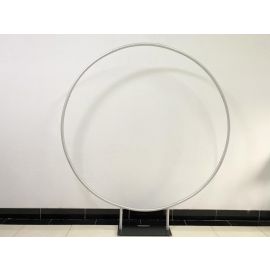  200 cm Round Wedding Balloon Backdrop Pipe & Drape Kit  