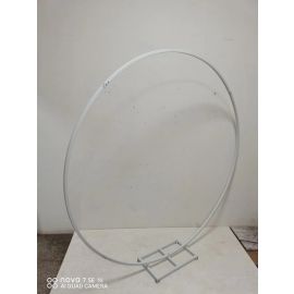White 180cm Simple Circle Hoop Backdrop stand 