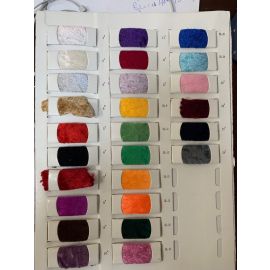 Crushed Velvet Tablecloth Round 132" Choose from colour chart