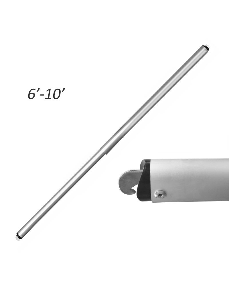 6-10' ft Extendable Telescopic Crossbar For Back drop pipe and drape