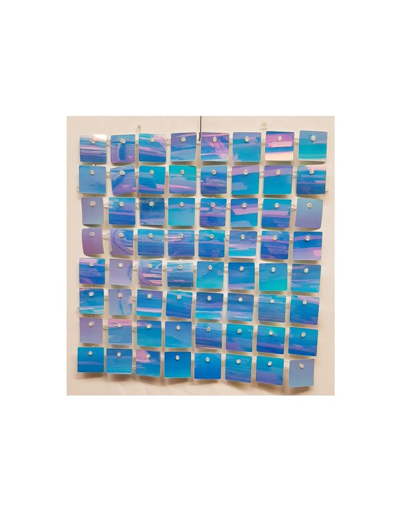 Sequin Wall Panel (Blue)