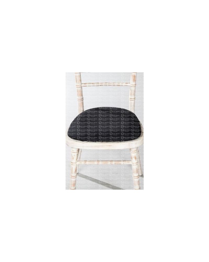 Chiavari Chair Polyester Seat Pad Covers (Shower Caps)  To Buy White, Ivory, Black, Navy, Purple & Burgundy