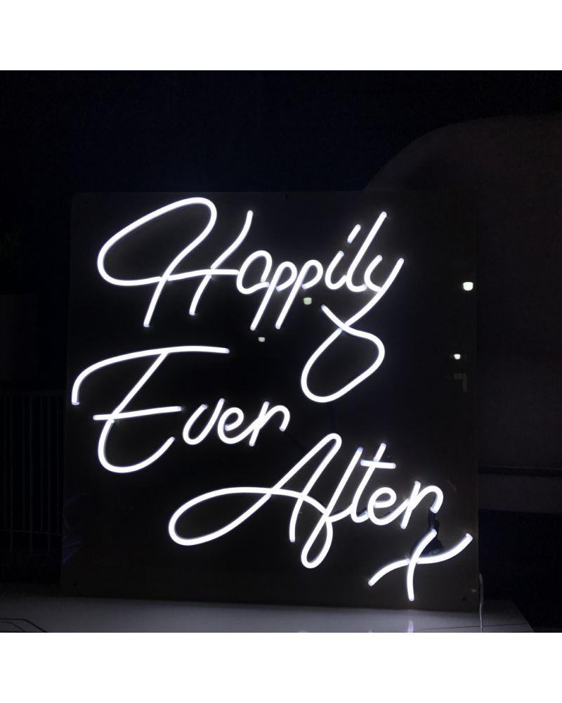 Happily Ever After LED Neon Wedding Sign 